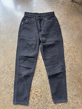 Vintage Levi's 550s Black Jeans with orange tab
